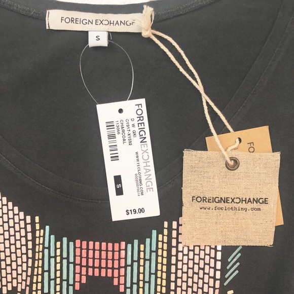 NWT Foreign Exchange tank top - Picture 3 of 5